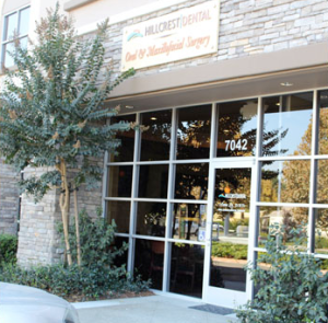 front door of office